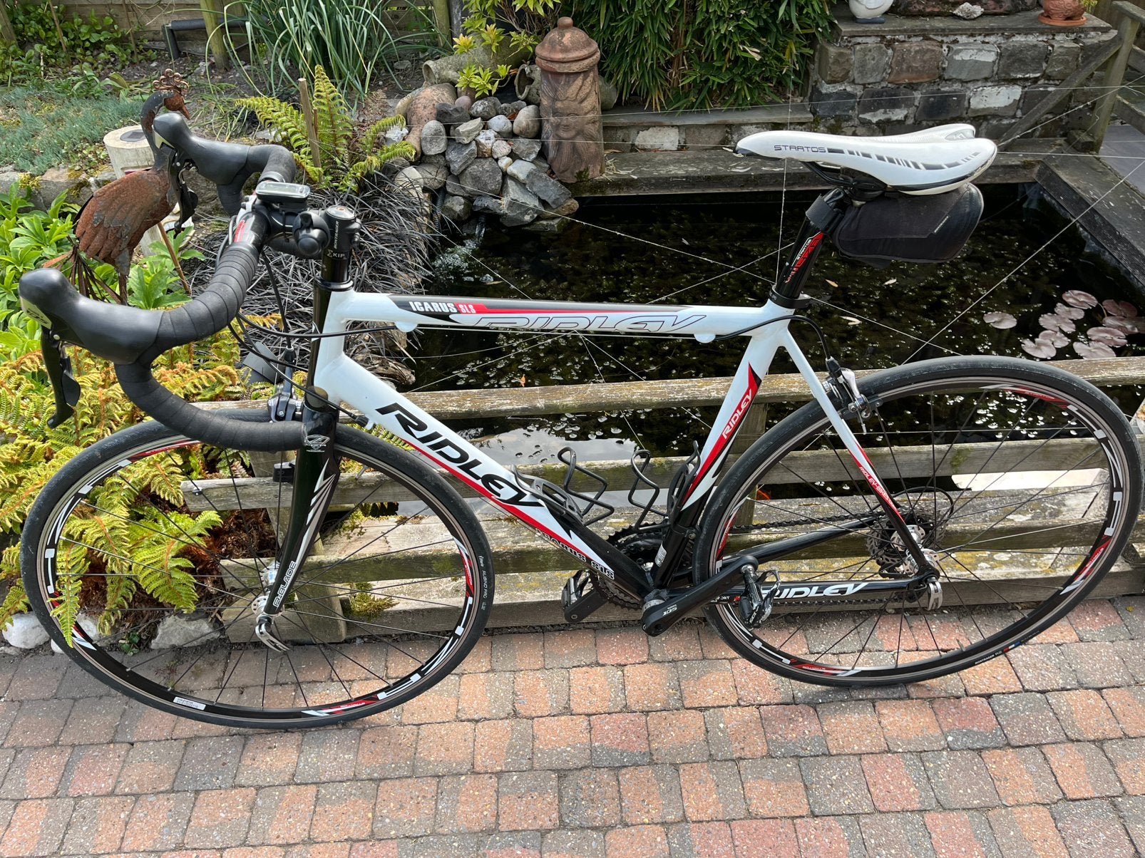 Witte koersfiets merk  Ridley in perfecte staat, Ophalen, Zo goed als nieuw
