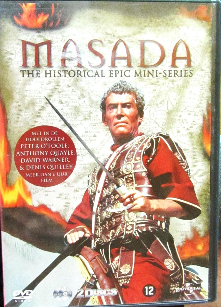 DUBBELE DVD HISTORISCH- MASADA (PETER O'TOOLE-ANTHONY QUAYLE, CD & DVD, DVD | Action, Historique, Enlèvement ou Envoi, Anglais