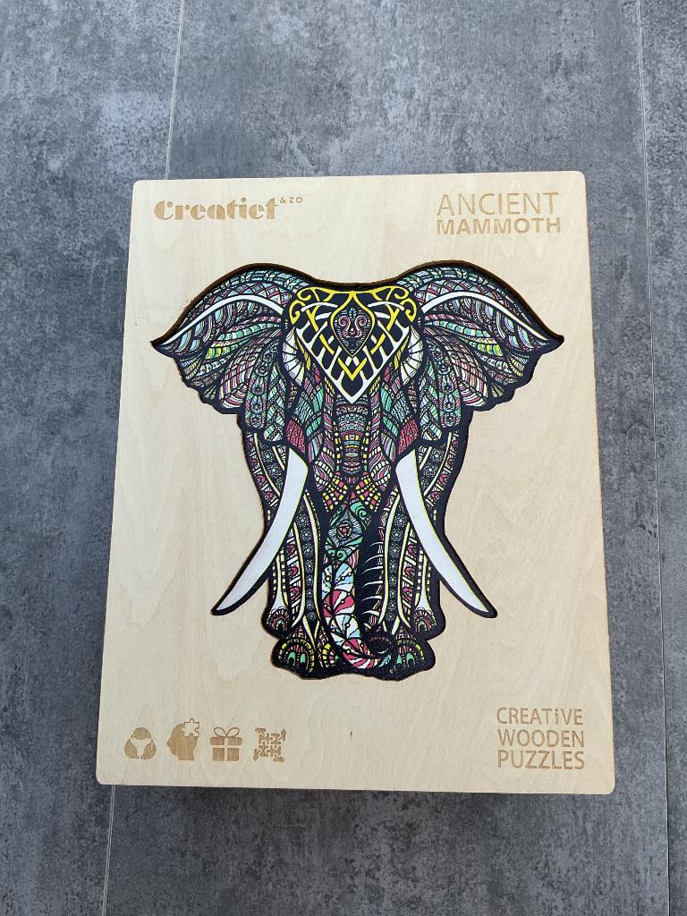 Ancient mammoth 343 stuks uit hout, Ophalen, Zo goed als nieuw, Overige typen