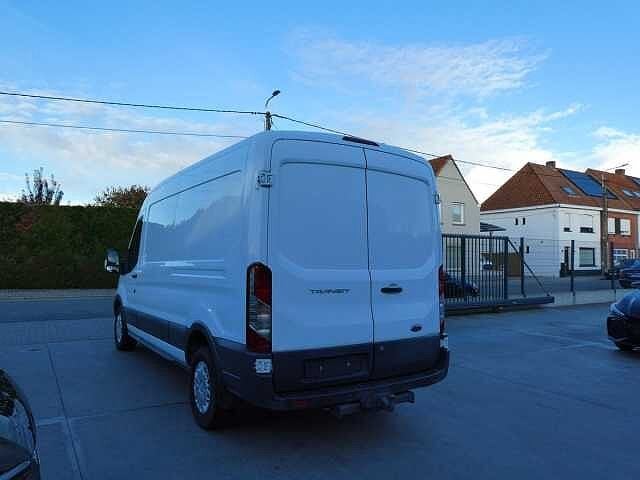 Ford Transit 2T 2.2 TDCi 125pk L3-H2 3pl Trend Trekhaak '15, Euro 5, Parkeerassistent, Wit, Bedrijf