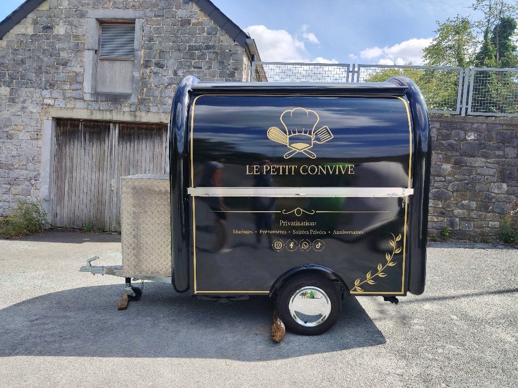 Foodtruck aanhangwagen - B-rijbewijs, Ophalen, Diepvries