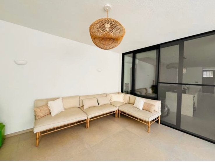 Tuin loungeset (zetel) boho look, Ophalen, Zo goed als nieuw