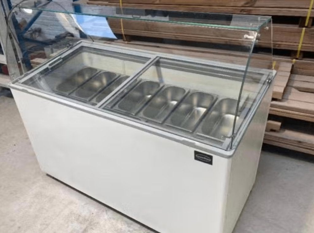 Schepijsvitrine Energiezuinig | 454L diepvries, Ophalen