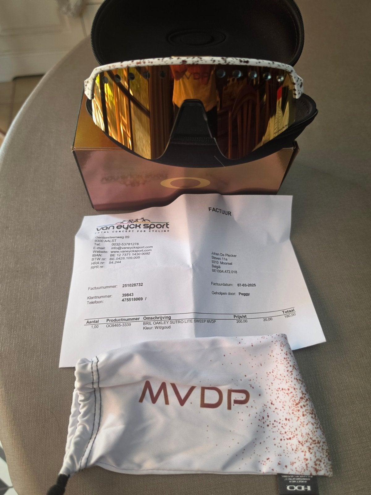 Oakley sutro lite MVDP, Fietsen en Brommers, Fietsaccessoires | Fietskleding, Ophalen, Oakley