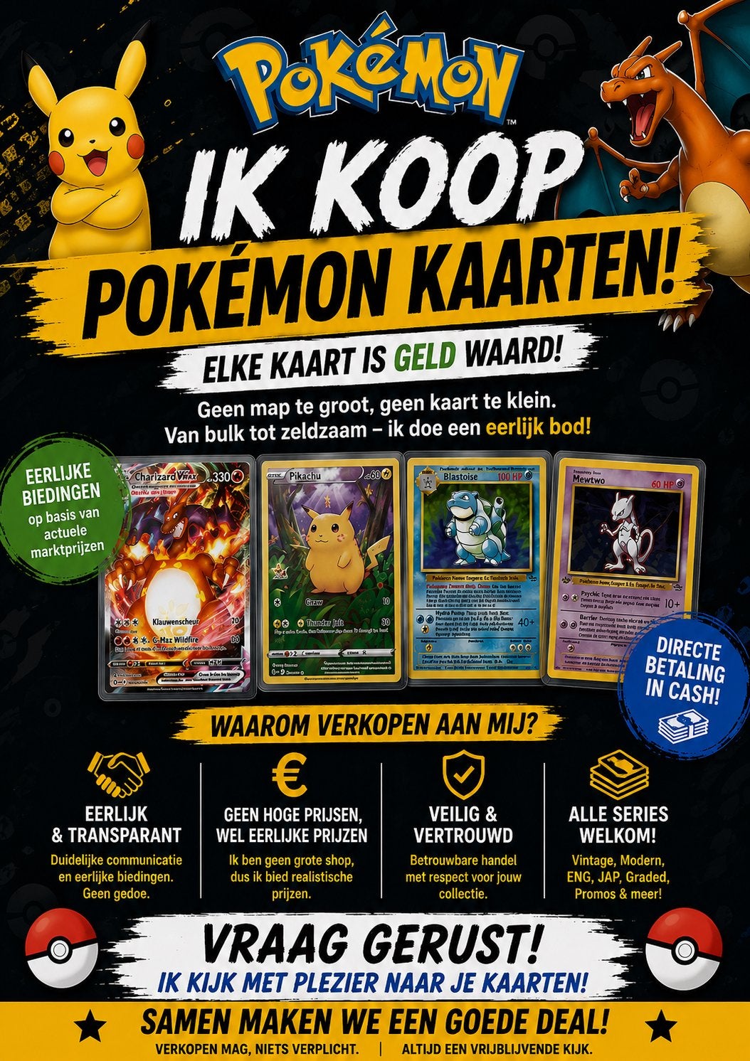 Pokemon bulk, Hobby en Vrije tijd, Ophalen, Zo goed als nieuw, Meerdere kaarten