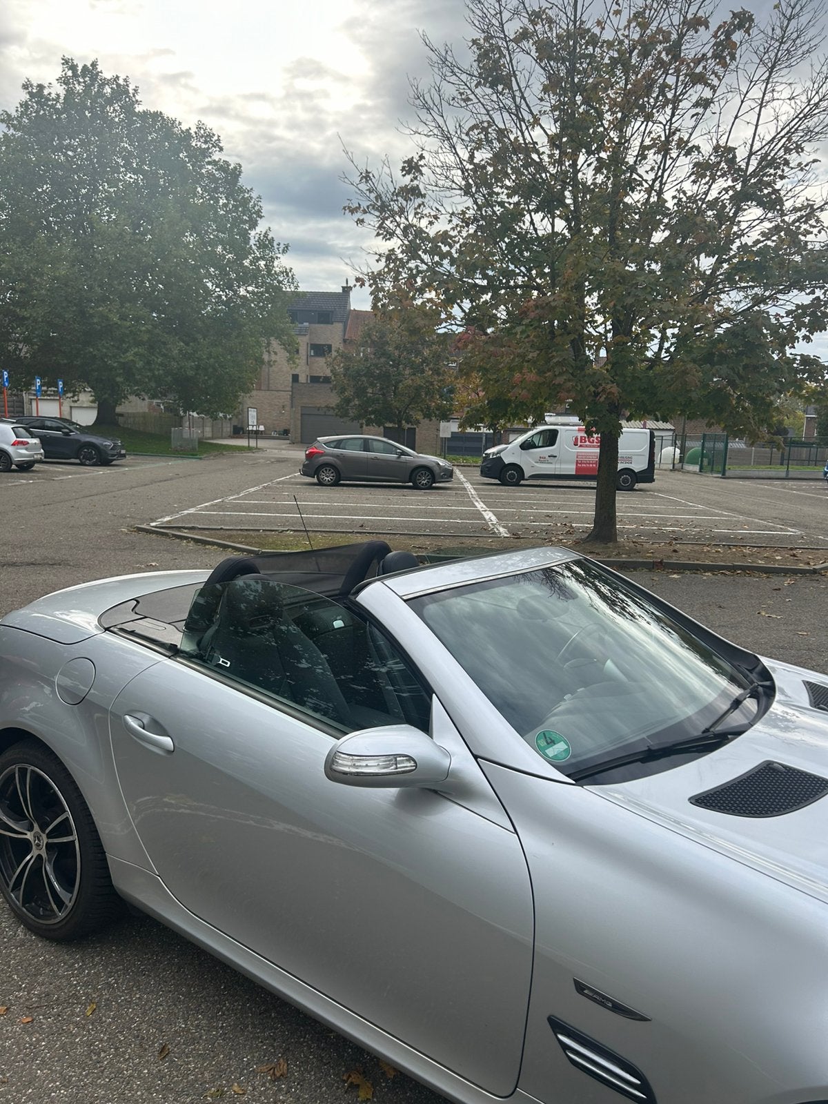 SLK 200 kompressor cabrio automaat 2007 airscarf veel opties, Auto's, Automaat, Achterwielaandrijving, Zwart, 4 cilinders