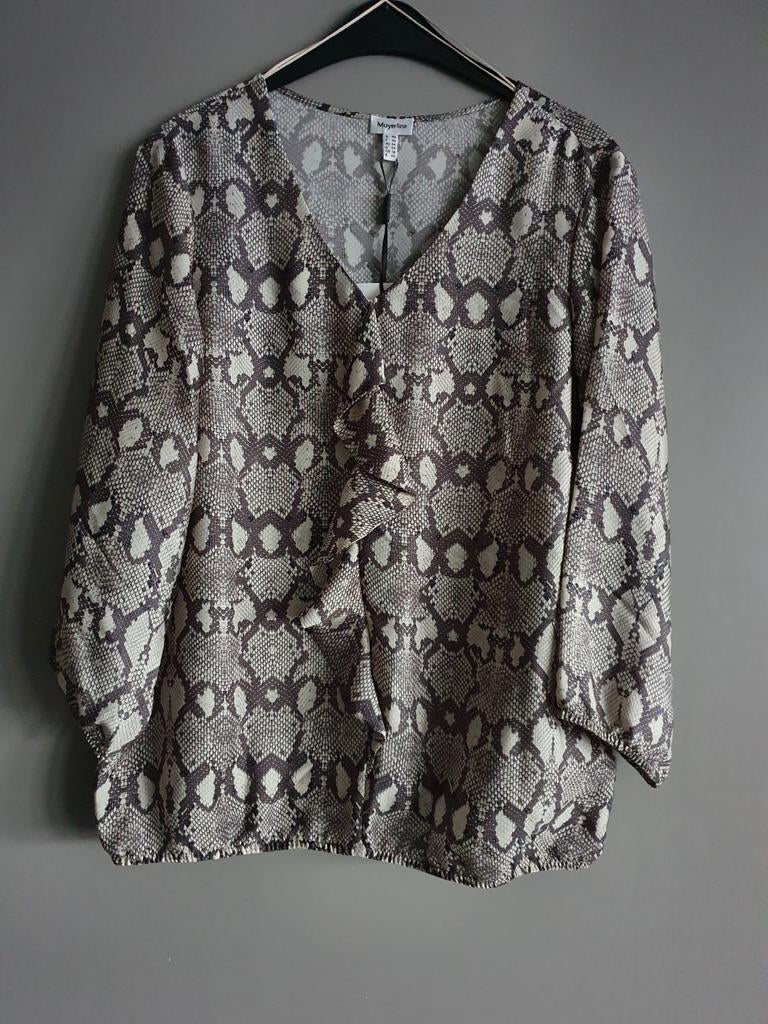 Nieuwe blouse van Mayerline maat 46, Mayerline, Enlèvement ou Envoi, Neuf, Taille 46/48 (XL) ou plus grande