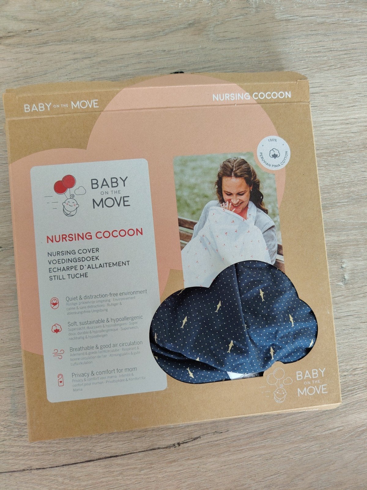 Borstvoedingsdoek Baby on the Move, Ophalen