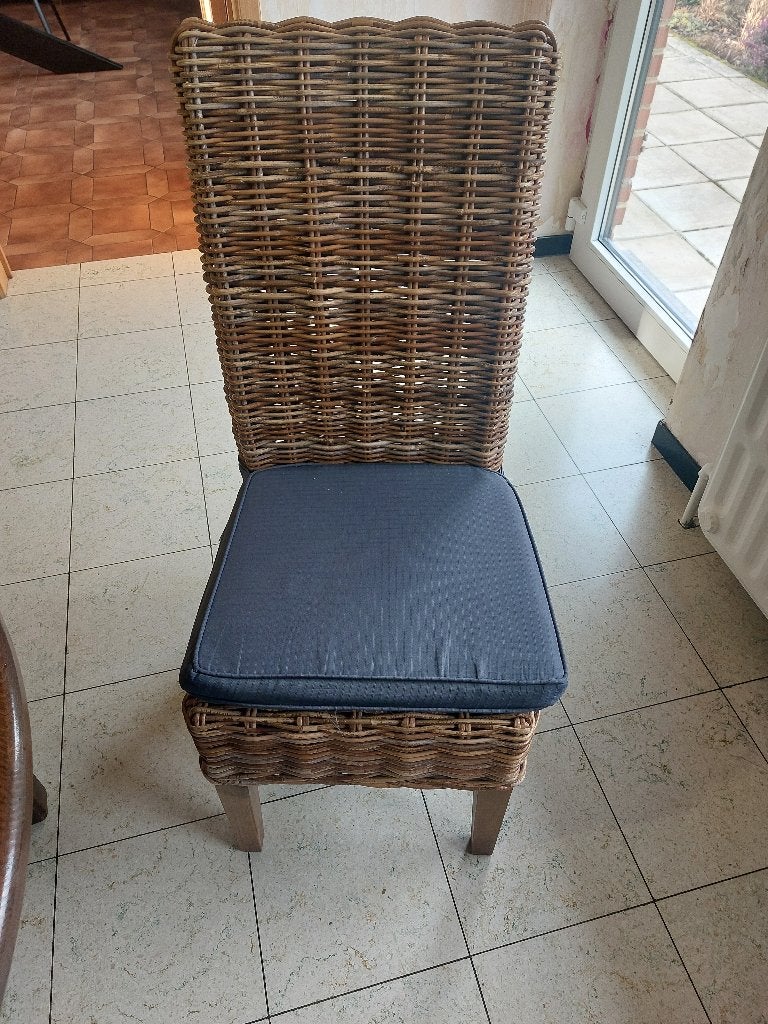 Chaises, Osier ou Rotin, Comme neuf, Brun, Enlèvement