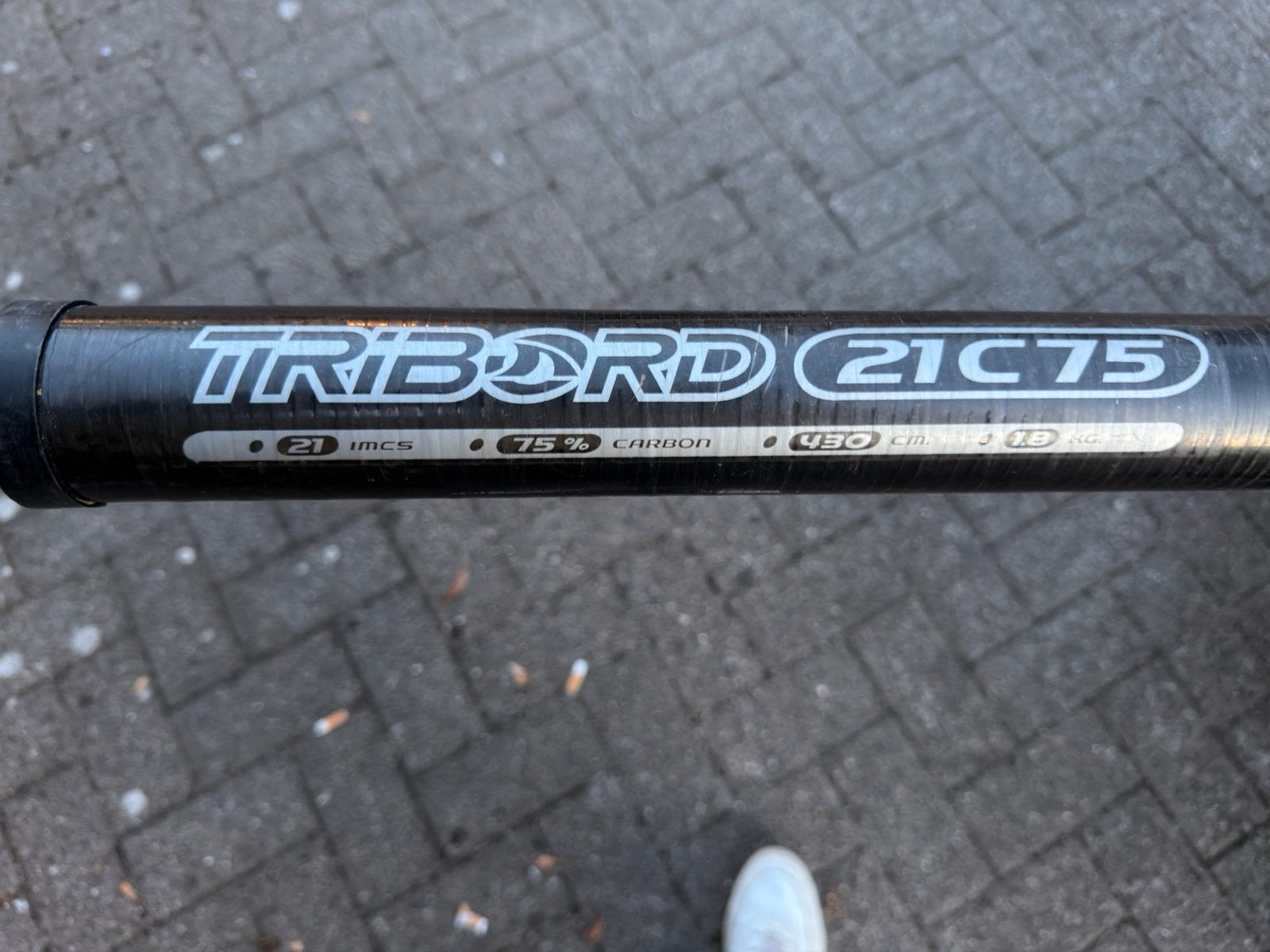 Decathlon 430 mast 75% carbon., Ophalen, Gebruikt