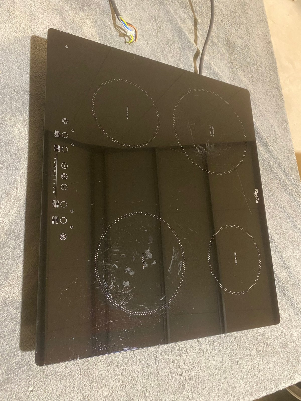 Whirpool inductie kookplaat, Elektronische apparatuur, Ophalen, Zo goed als nieuw