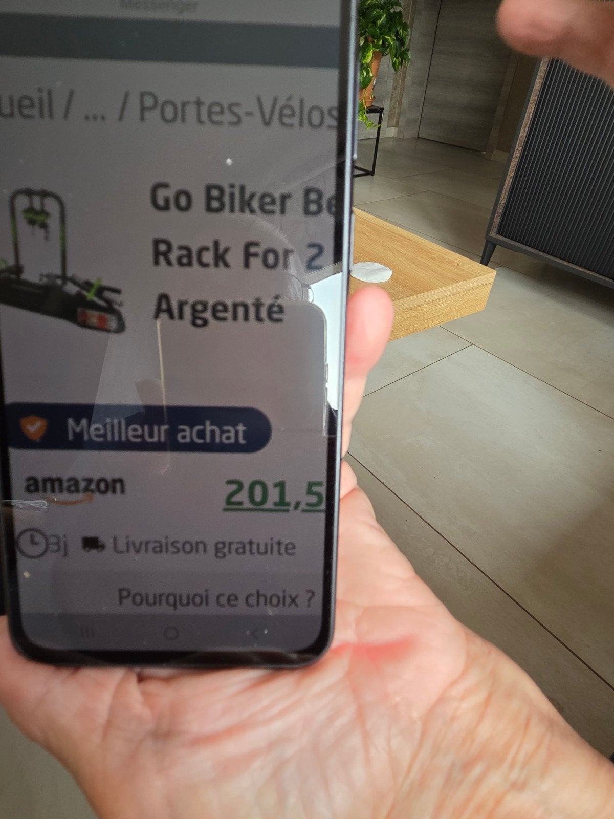 porte vélo, Ophalen, 2 fietsen
