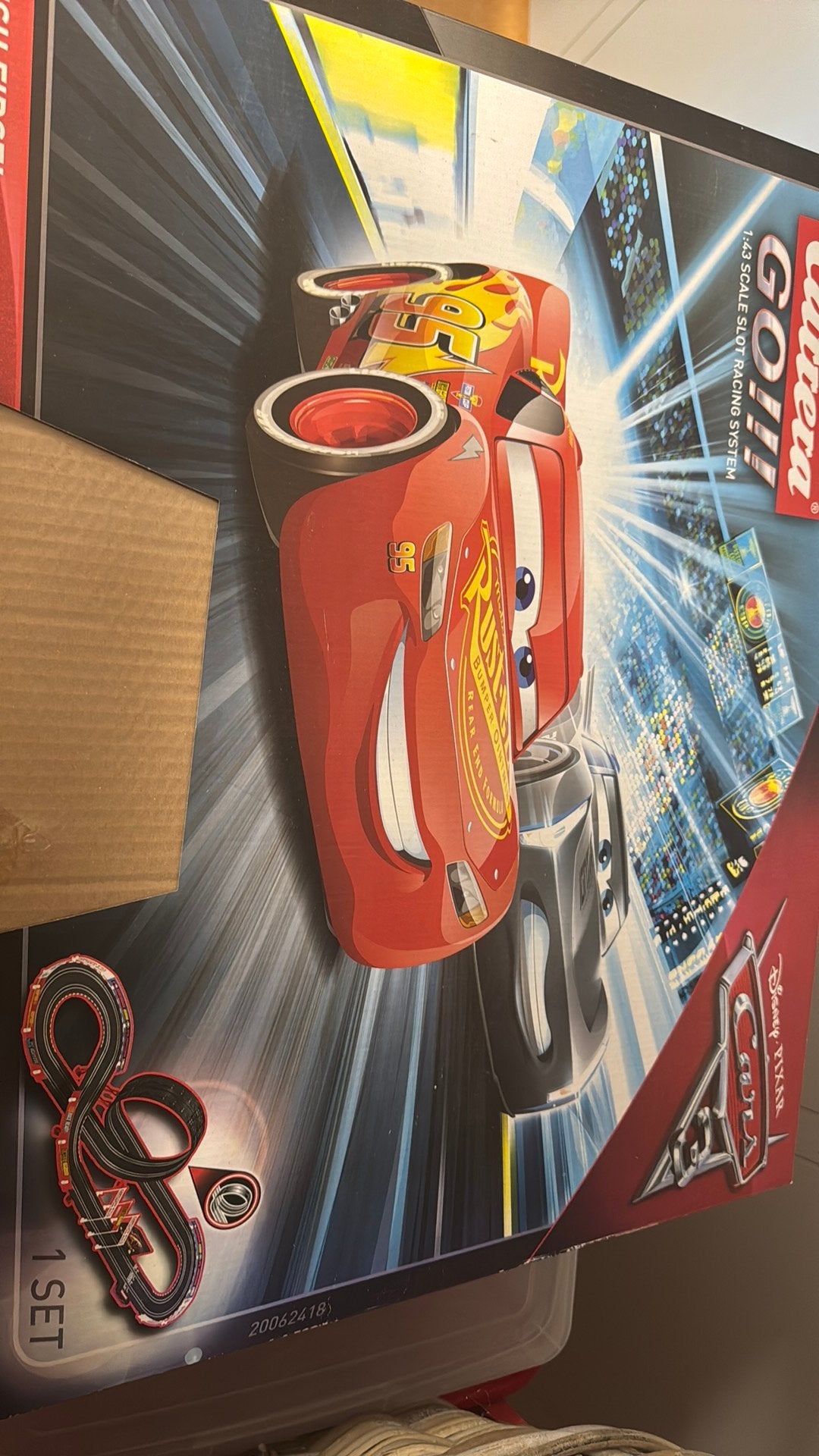 Racebaan Carrera disney Cars, Ophalen, Zo goed als nieuw, Racebaan, Carrera