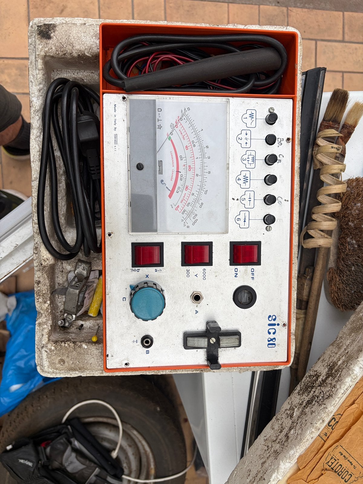 Ontstekingstester / condensator sic 80, Hobby en Vrije tijd, Elektronica-componenten, Ophalen, Zo goed als nieuw