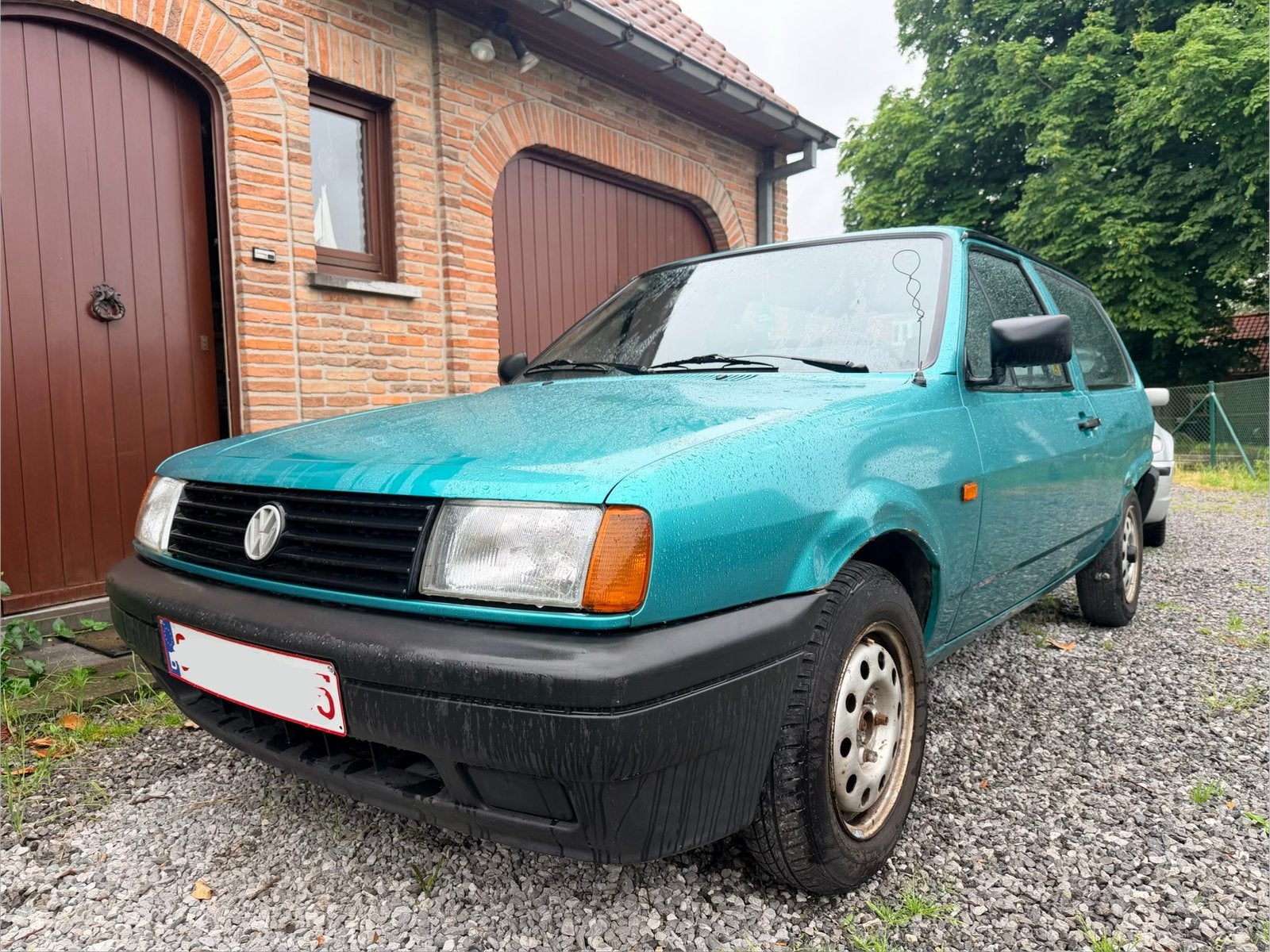 Vw polo 86c 1992, Autos, Volkswagen, Particulier, Polo, Toit ouvrant, Essence, 3 portes, Boîte manuelle, Vert, Enlèvement