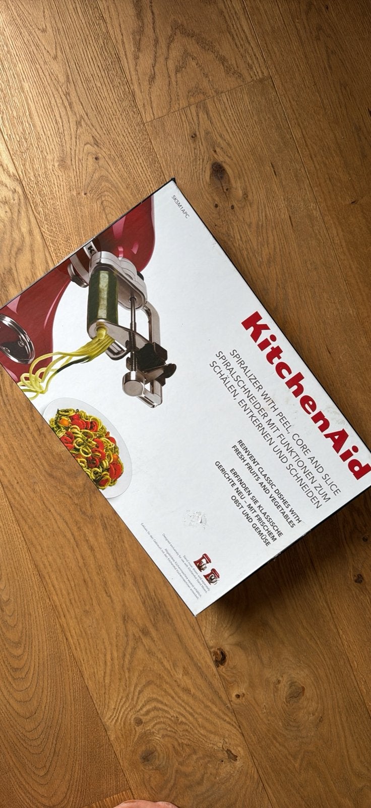 KitchenAid spiralizer ( 5KSM1APC ), Elektronische apparatuur, Keukenmixers, Ophalen, Zo goed als nieuw