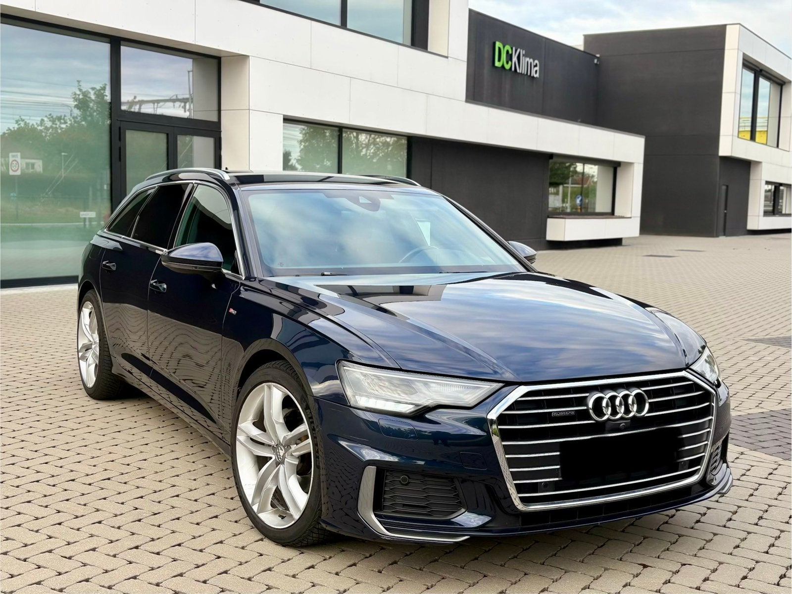 Audi A6 40tdi Sline 204 pk 2.0L Quattro, Auto's, Automaat, Euro 6, Zwart, 360° camera