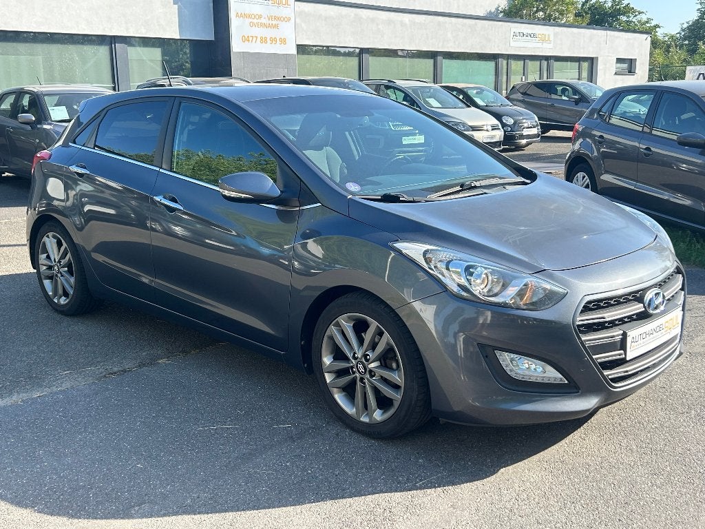 Hyundai i30, 1.6i, 2017, 92.980km, Automaat, Pano, Garantie, Autos, Hyundai, Argent ou Gris, Achat, Euro 6, Entreprise