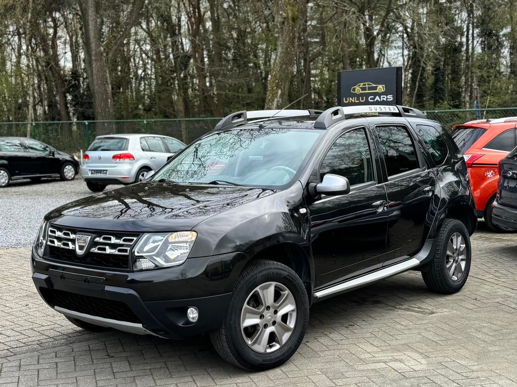 DACIA DUSTER 2015 1.2 BENZINE 99.000KM, Auto's, Dacia, 1198 cc, Zwart, Leder, Bedrijf