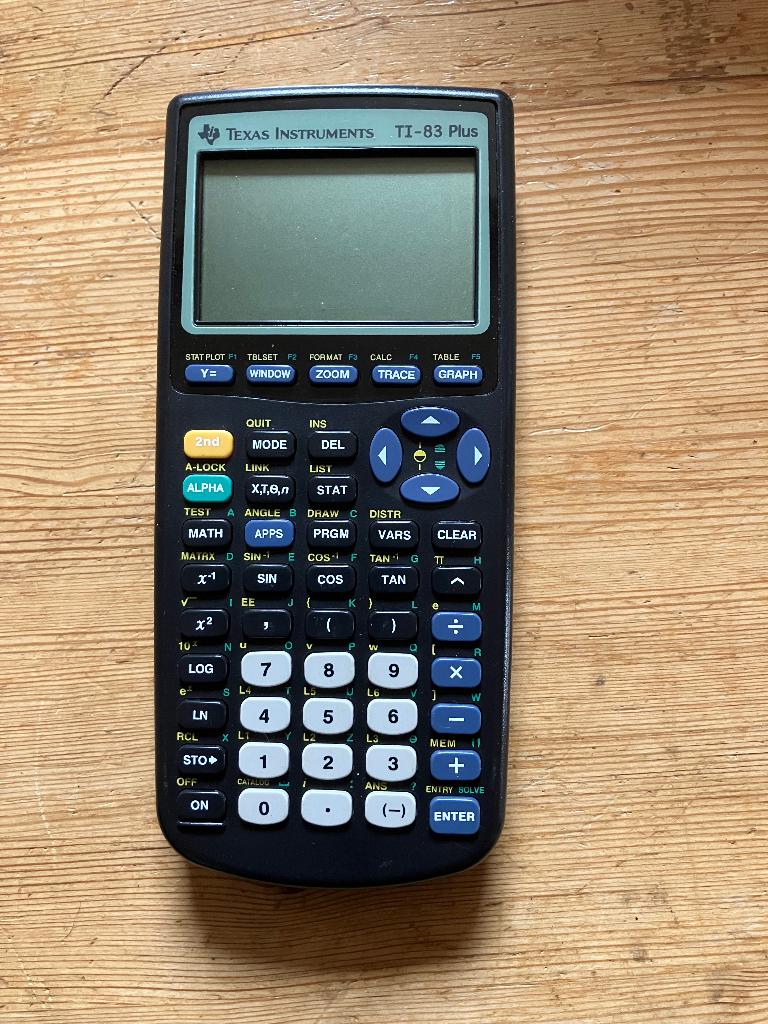 Rekenmachine texas instruments ti-83 plus, Diversen, Rekenmachines, Ophalen, Zo goed als nieuw