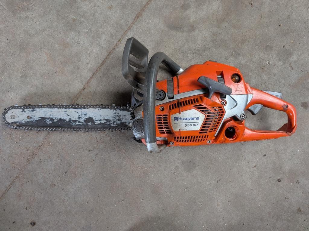 kettingzaag Husqvarna 550xp, Enlèvement, Utilisé, Tronçonneuse, Husqvarna