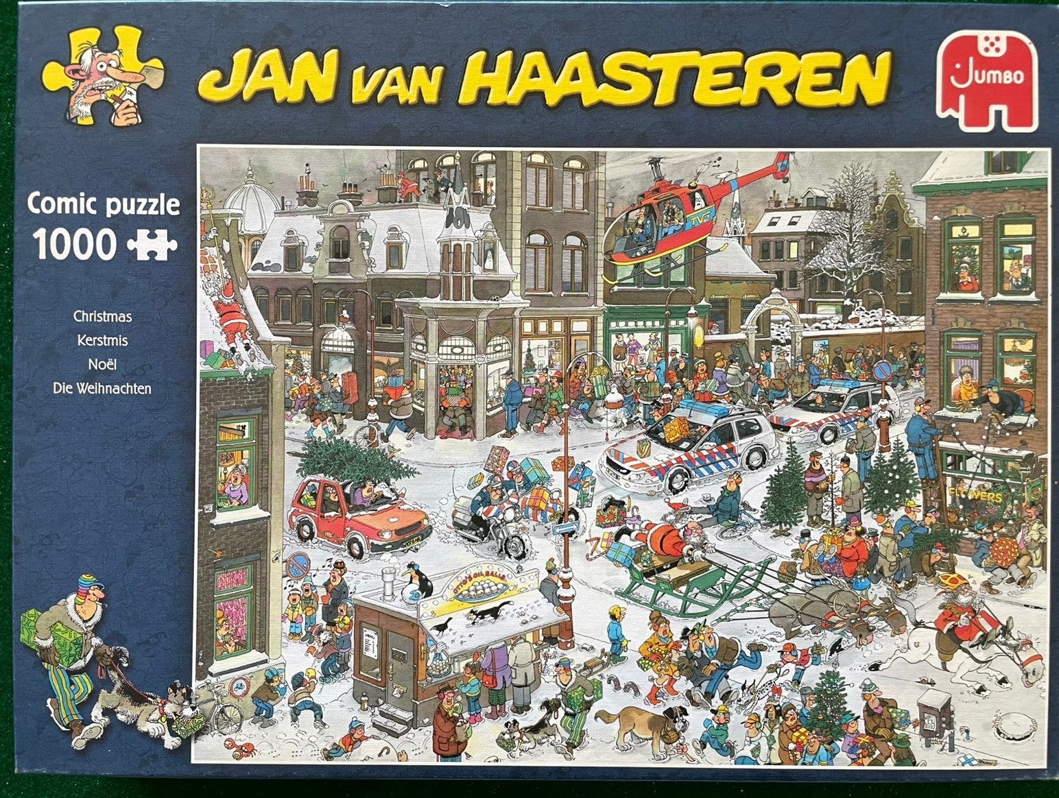 Jan van Haasteren 1000 stukjes - Kerstmis, Hobby en Vrije tijd, Denksport en Puzzels, Ophalen of Verzenden, Zo goed als nieuw
