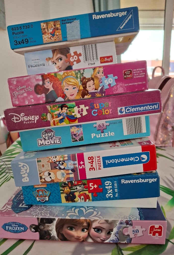 Puzzels, Ophalen, Meer dan 50 stukjes, Zo goed als nieuw, 4 tot 6 jaar