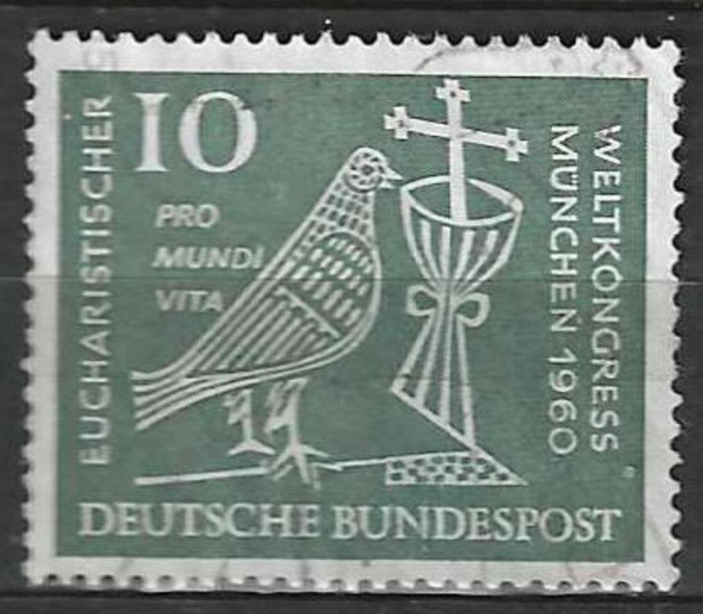 Allemagne Bundespost 1960 - Yvert 203 - Congrès (ST), Timbres & Monnaies, Timbres | Europe | Allemagne, Envoi, Affranchi