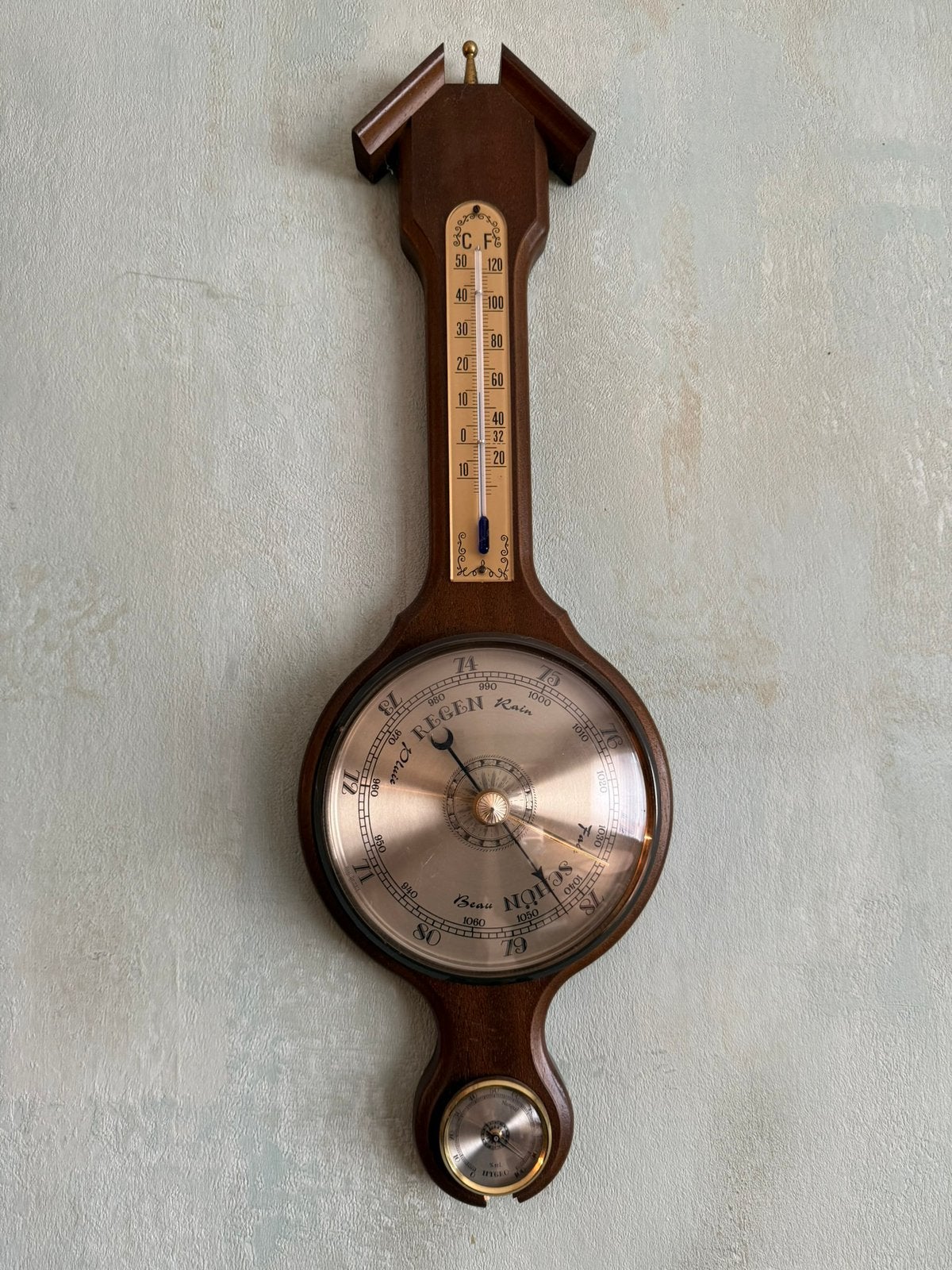 Wandbarometer, Enlèvement, Utilisé