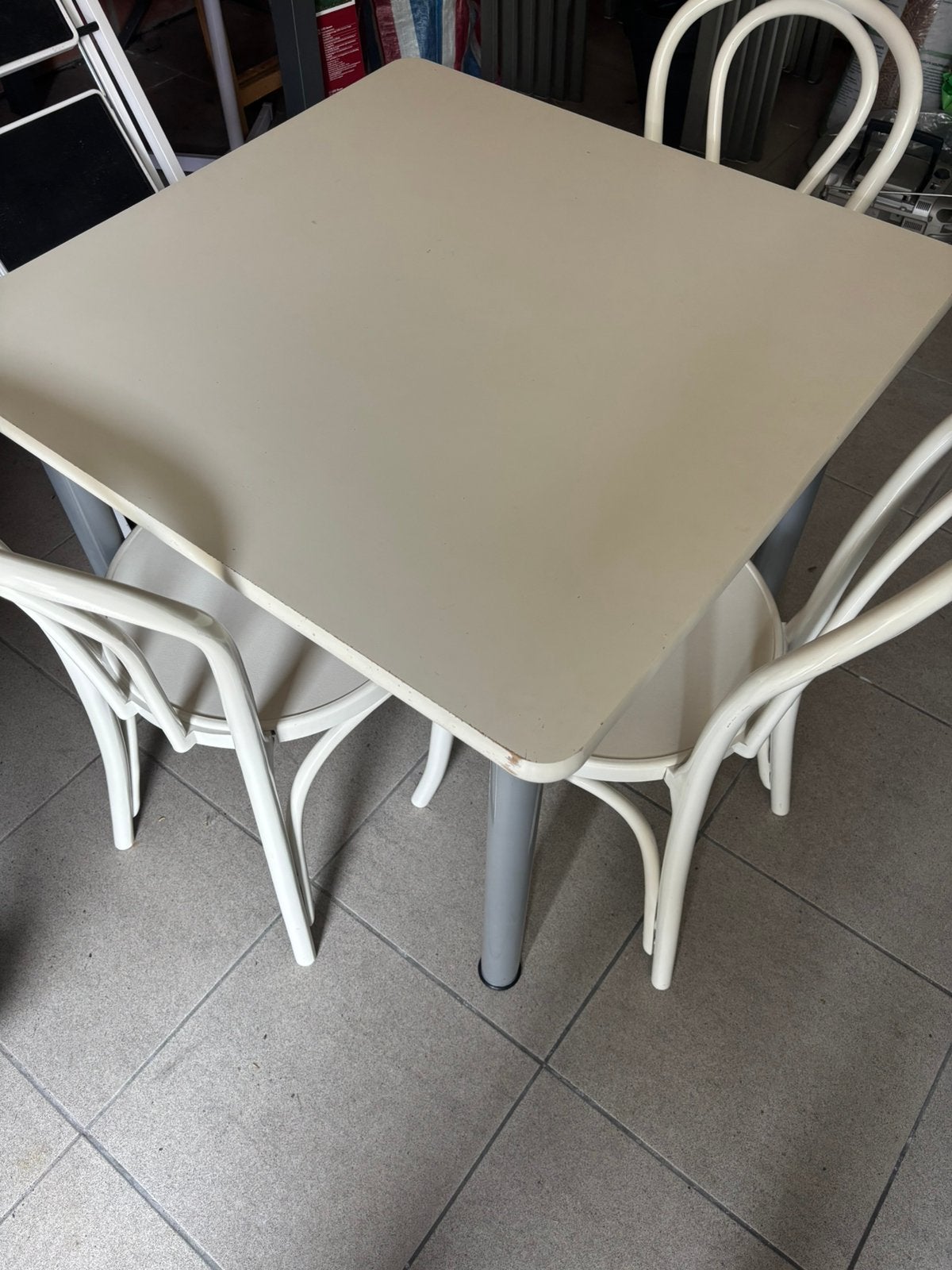 Tafel en 3 stoelen, Enlèvement, Utilisé