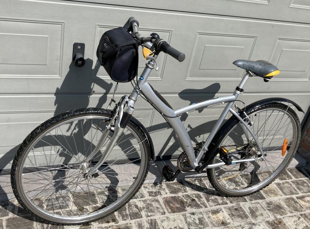 B'Twin Original 5 Unisex Hybridefiets/VTC Stadsfiets 28 inch, Vélos & Vélomoteurs, Autres marques, Frein sur jante, Comme neuf