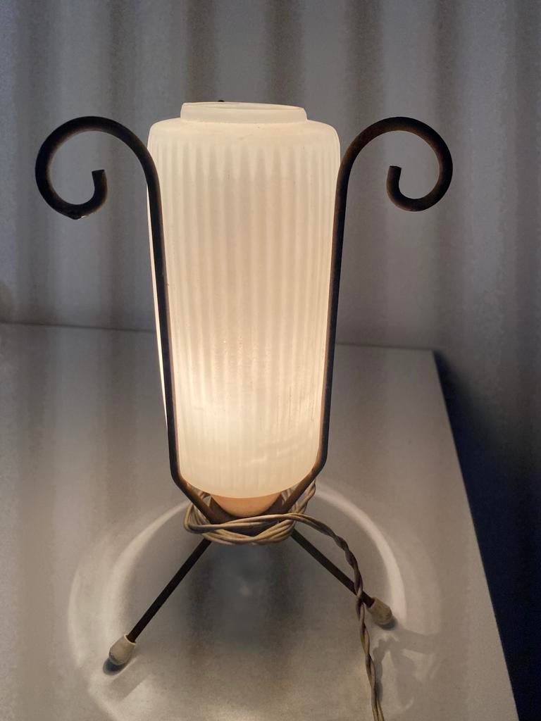 Vintage Scandinavische tafellamp, Ophalen of Verzenden, Zo goed als nieuw