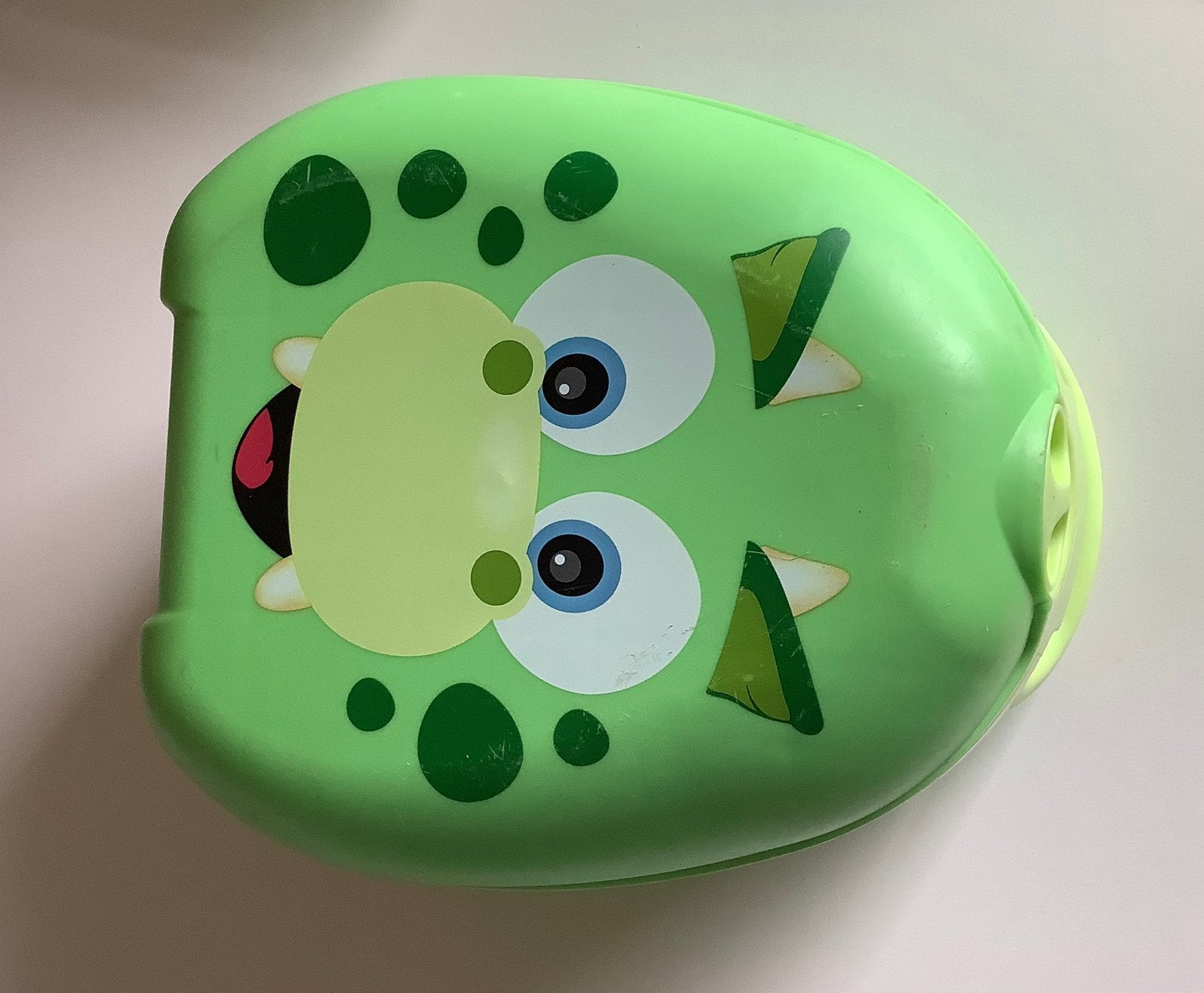 Draagbaar potje - groene dino, Kinderen en Baby's, Ophalen, Gebruikt