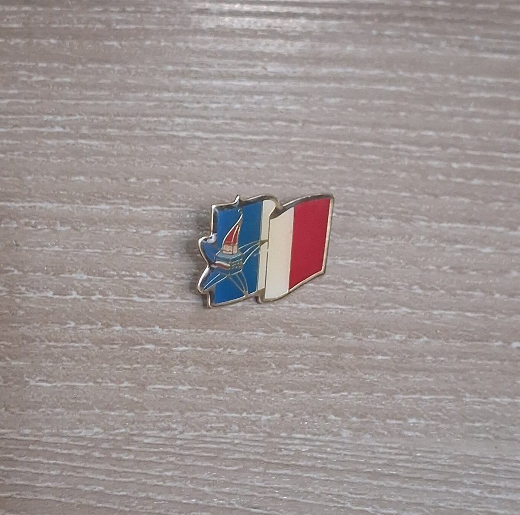 PIN - OLYMPISCHE SPELEN - JEUX OLYMPIQUES - FRANKRIJK, Verzamelen, Verzenden, Gebruikt, Sport, Speldje of Pin