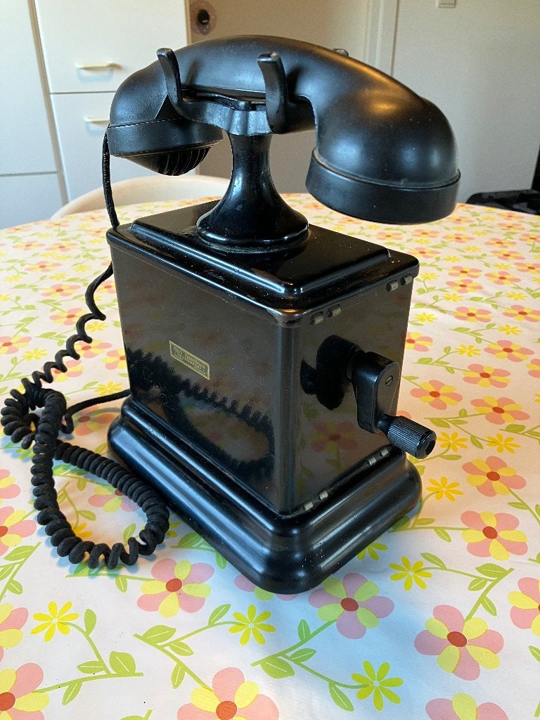 Oude telefoon, Antiquités & Art, Antiquités | TV & Hi-Fi, Enlèvement