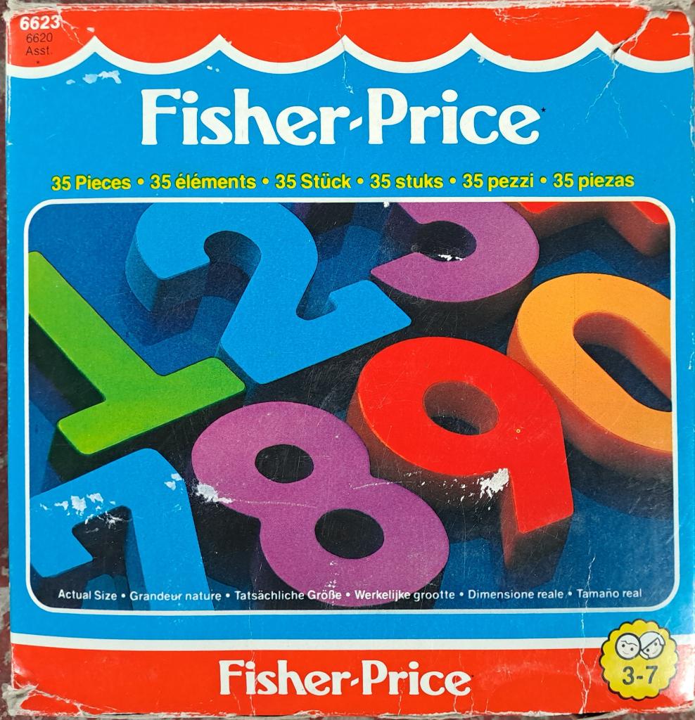 Fisher-Price magneetbord met bijhorende magn. karakters, Ophalen, Gebruikt, Speelset