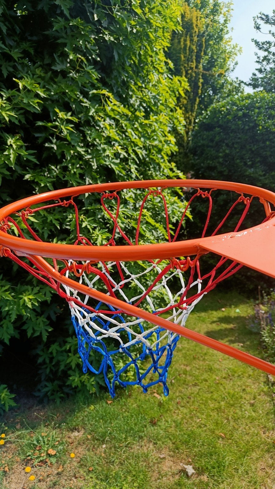 Nieuwe basketring te koop, Ophalen