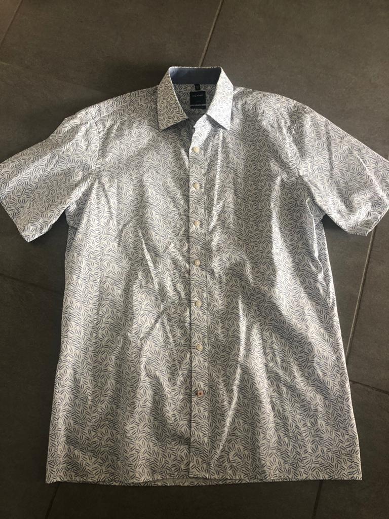 Hemd Olymp, modern fit, maat 16,5/42”, (XL), Kleding | Heren, Overhemden, Ophalen of Verzenden, Zo goed als nieuw
