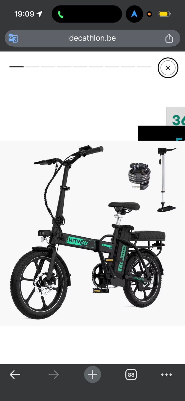 Velo hitway a vendre neuf dans le carton, Vélos & Vélomoteurs, Enlèvement, Comme neuf
