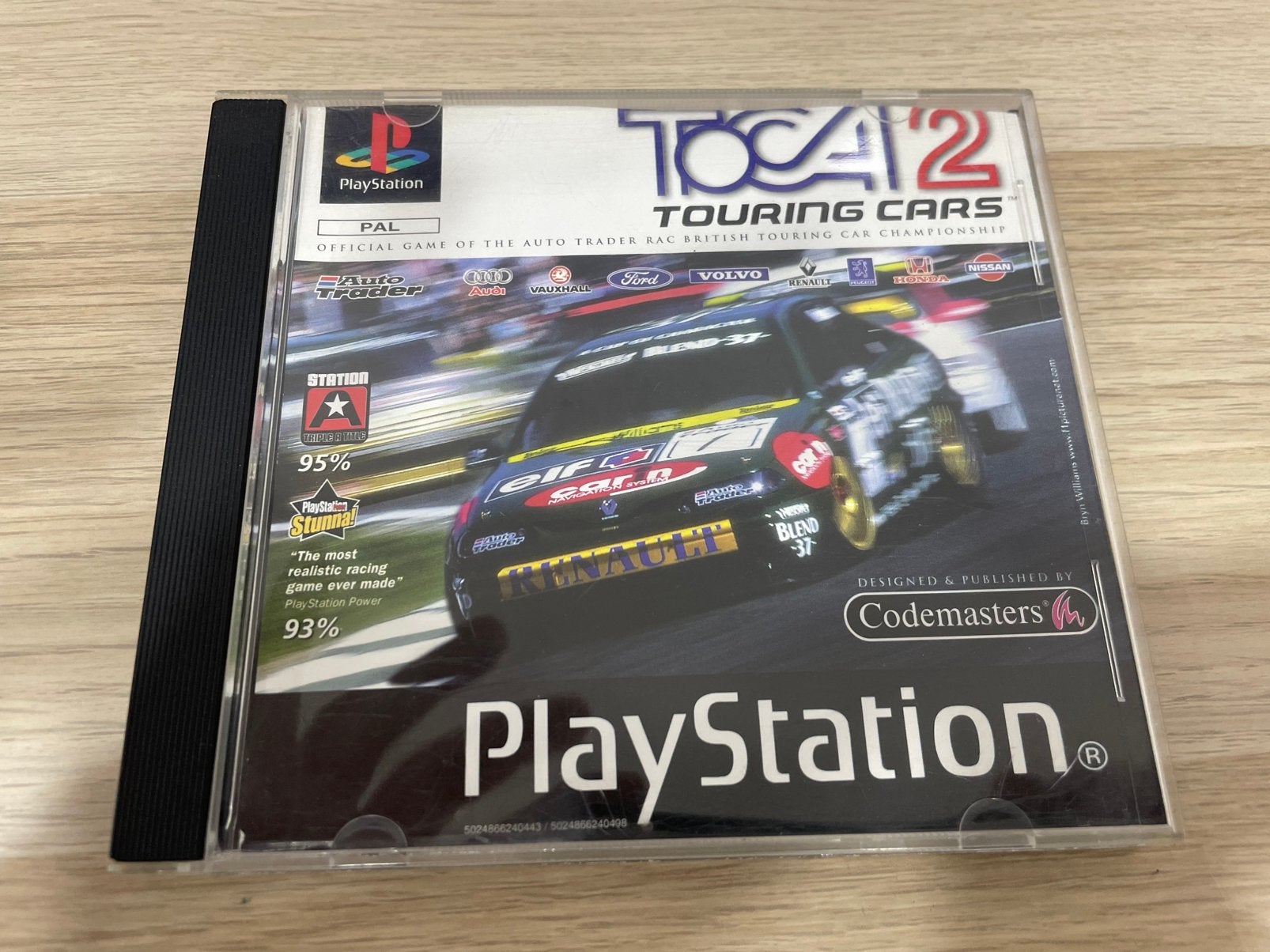 Ps1 TOCA 2 toerwagens, Games en Spelcomputers, Ophalen, Zo goed als nieuw