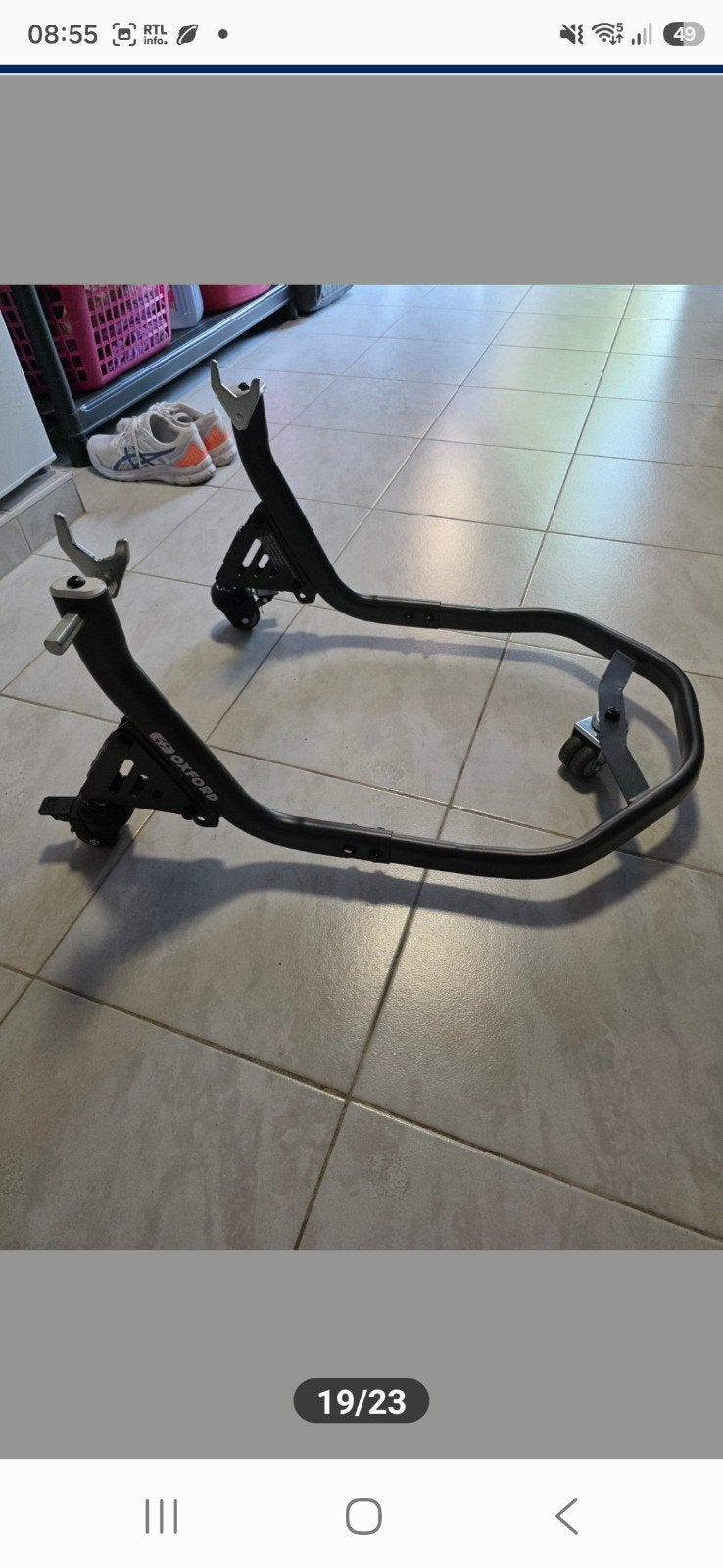 Béquille stand moto neuve 170euros nvx, Motoren, Ophalen