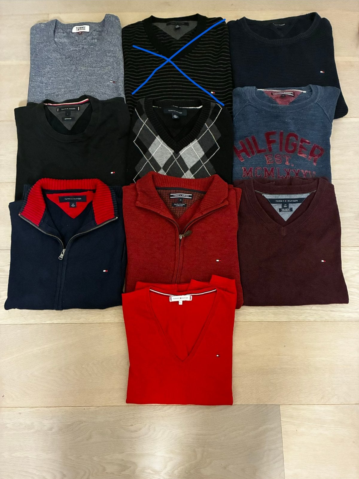 Tommy Hilfiger Truien - 9 Heren, 1 Dames, Kleding | Heren, Verzenden, Zo goed als nieuw, Overige maten