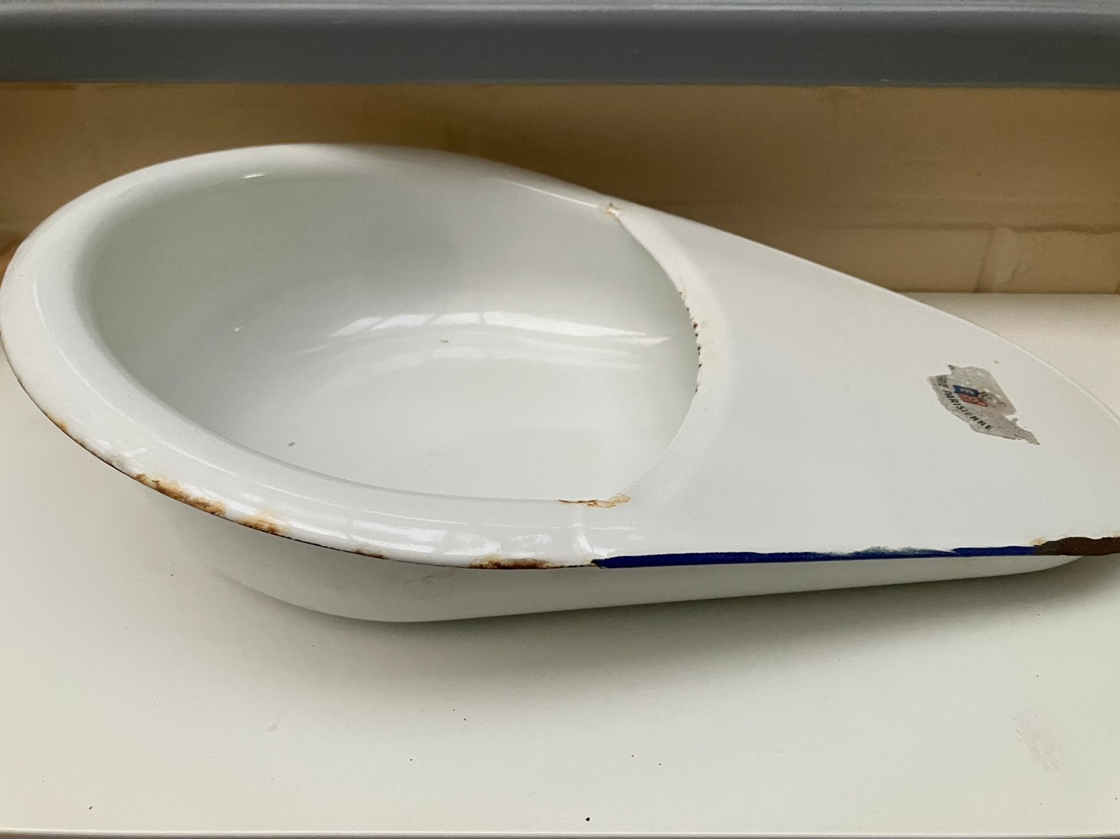 Antieke bedpan mid century, Antiek en Kunst, Ophalen