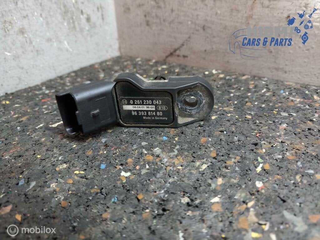 Mapsensor Peugeot 307 1.4-16V 9639381480 2001 t/m 2007, Gebruikt, Citroën, Ophalen of Verzenden, Citroen