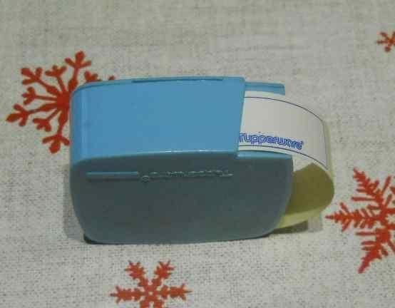 Tupperware vintage : distributeur d'étiquettes "Tupperware", Maison & Meubles, Cuisine| Tupperware, Enlèvement, Utilisé, Bleu