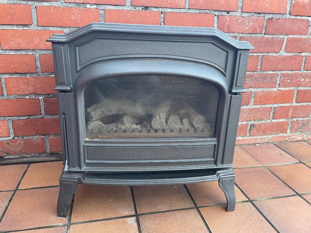 Dovre gietijzeren kachel €300, Ophalen, Gebruikt, Gas, Vrijstaand
