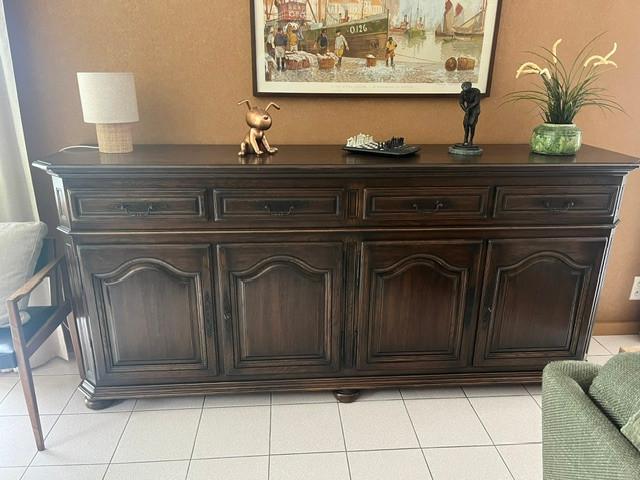 Eetkamer dressoir en buffetkast eik, Ophalen, Met plank(en), Gebruikt, Eikenhout