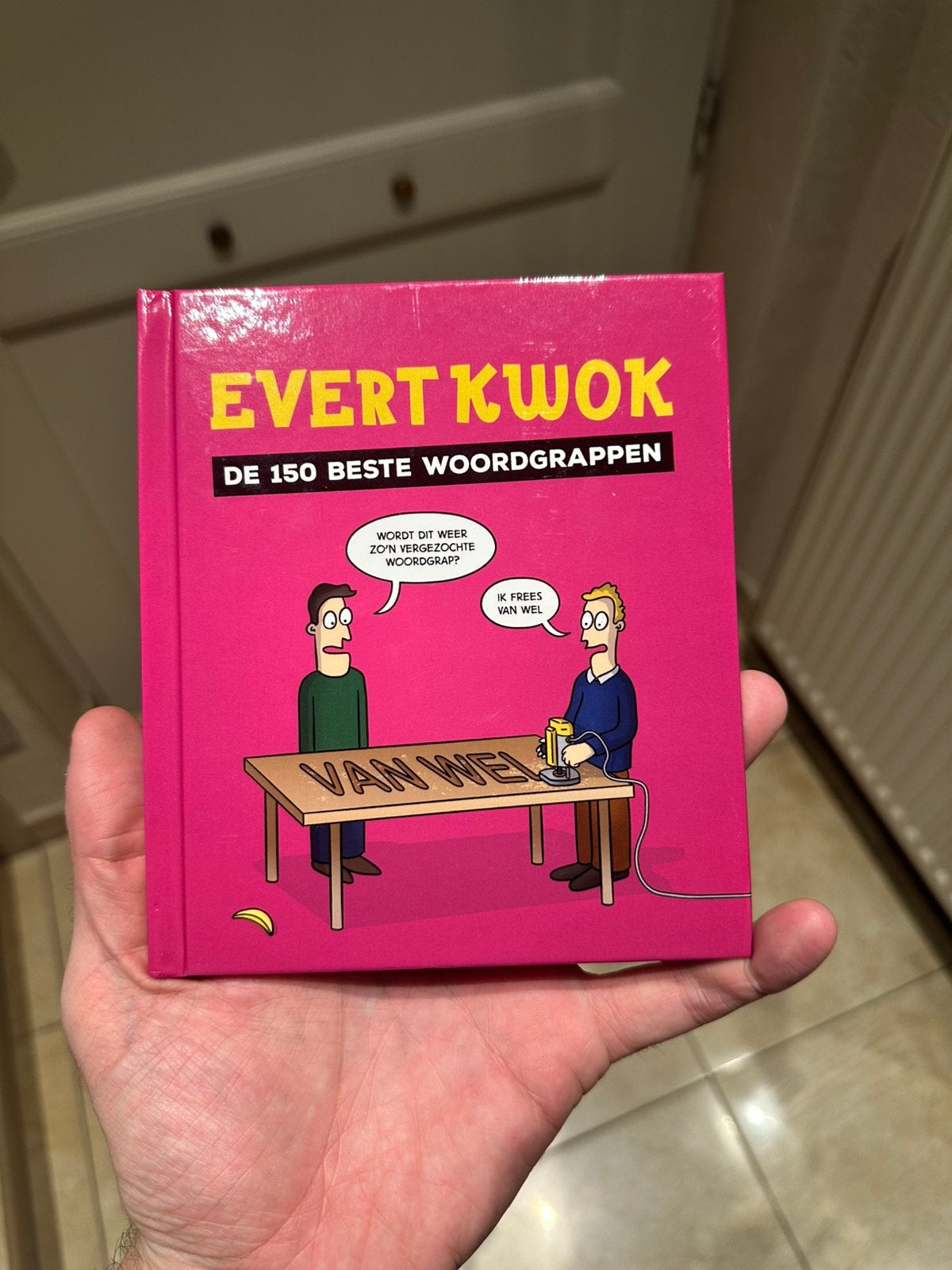 De 150 beste woordgrappen uit 20 jaar Evert Kwok, Ophalen of Verzenden, Zo goed als nieuw, Cartoons