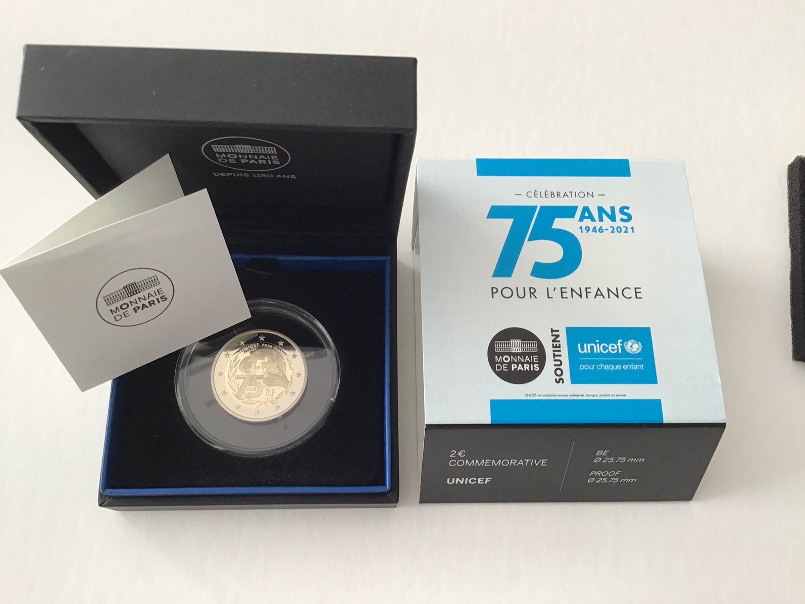 Frankrijk 2 euro Unicef 2021 Proof, Postzegels en Munten, Munten | Europa | Euromunten, Ophalen of Verzenden, Frankrijk, 2 euro