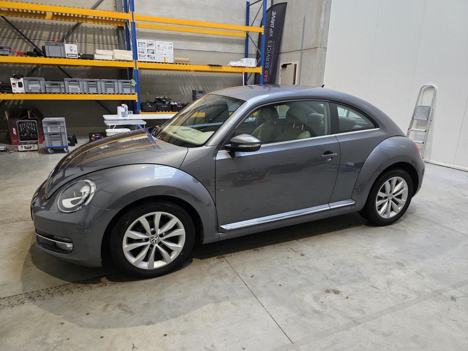 Volkswagen Beetle, Leder, Handgeschakeld, Particulier, Zilver of Grijs